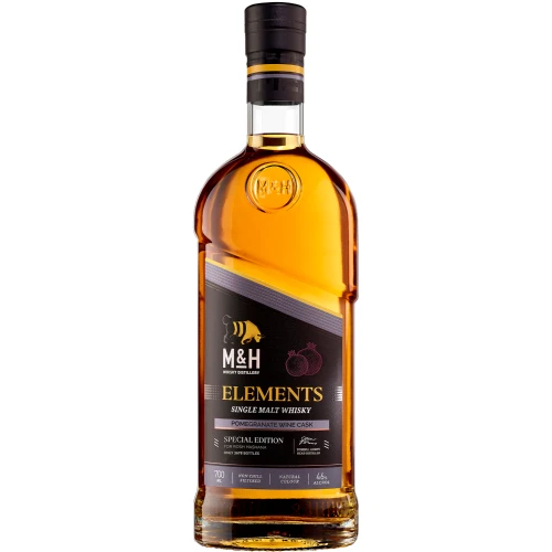 M&amp;H Elements Pomegranate Wine Cask Single Malt 0,7l.webp