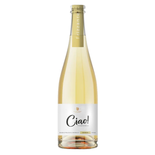 Winnica Kazimierskie Wzgórza Ciao! Frizzante Bianco.webp