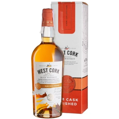 West Cork Rum Cask Malt + kartonik 1.webp